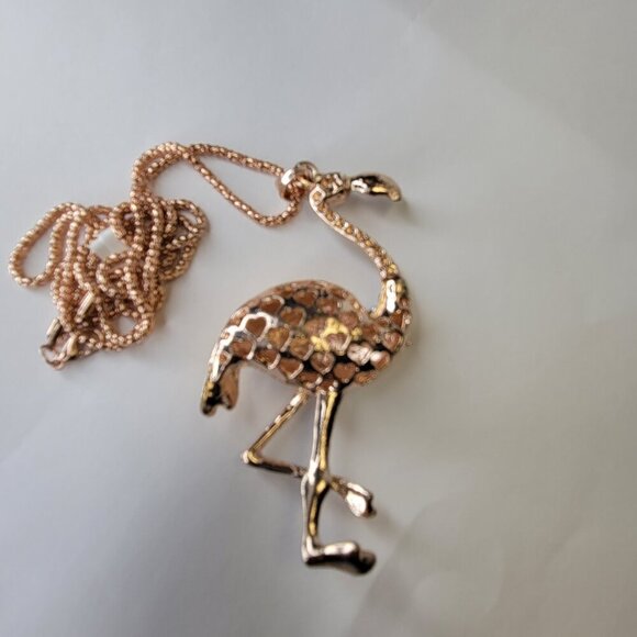 Flamingo Pendant Necklace - Picture 11 of 14